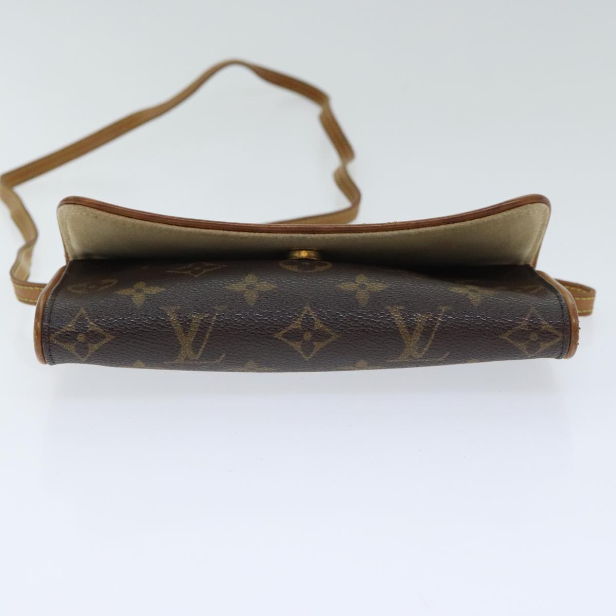 LOUIS VUITTON Monogram Pochette Twin PM Shoulder Bag M51854 LV Auth 93681