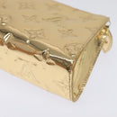 LOUIS VUITTON Monogram Miroir Trousse Cosmetic Pouch Dore M95604 LV Auth 93684V-15