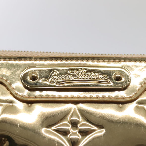 LOUIS VUITTON Monogram Miroir Trousse Cosmetic Pouch Dore M95604 LV Auth 93684V
