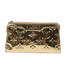LOUIS VUITTON Monogram Miroir Trousse Cosmetic Pouch Dore M95604 LV Auth 93684A-13