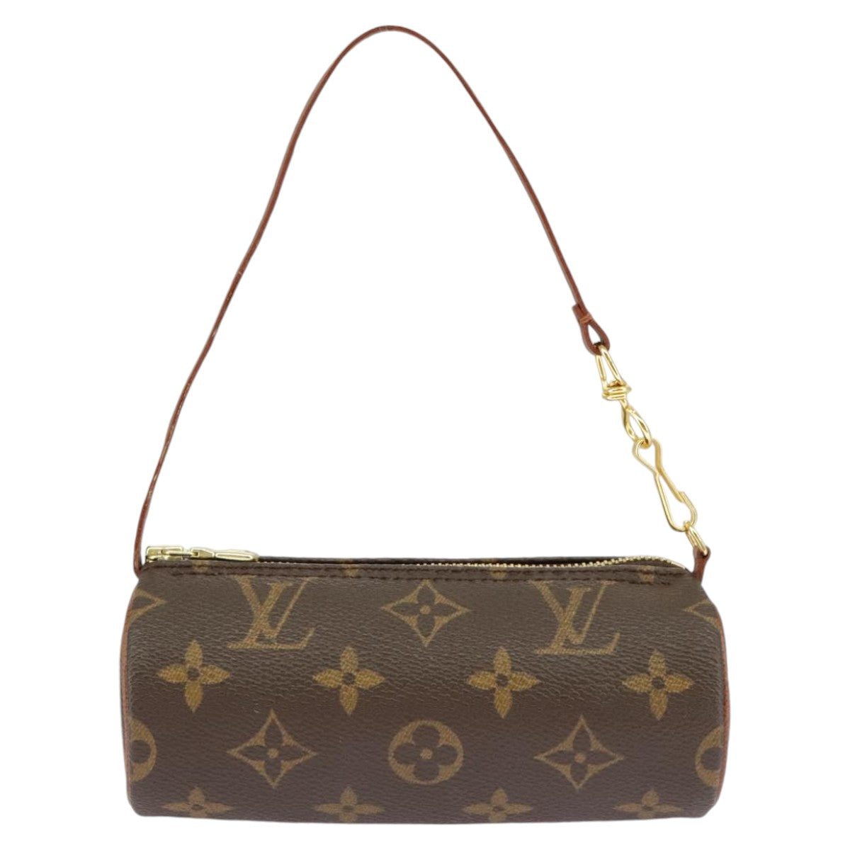 LOUIS VUITTON Monogram Papillon Pouch LV Auth 93687