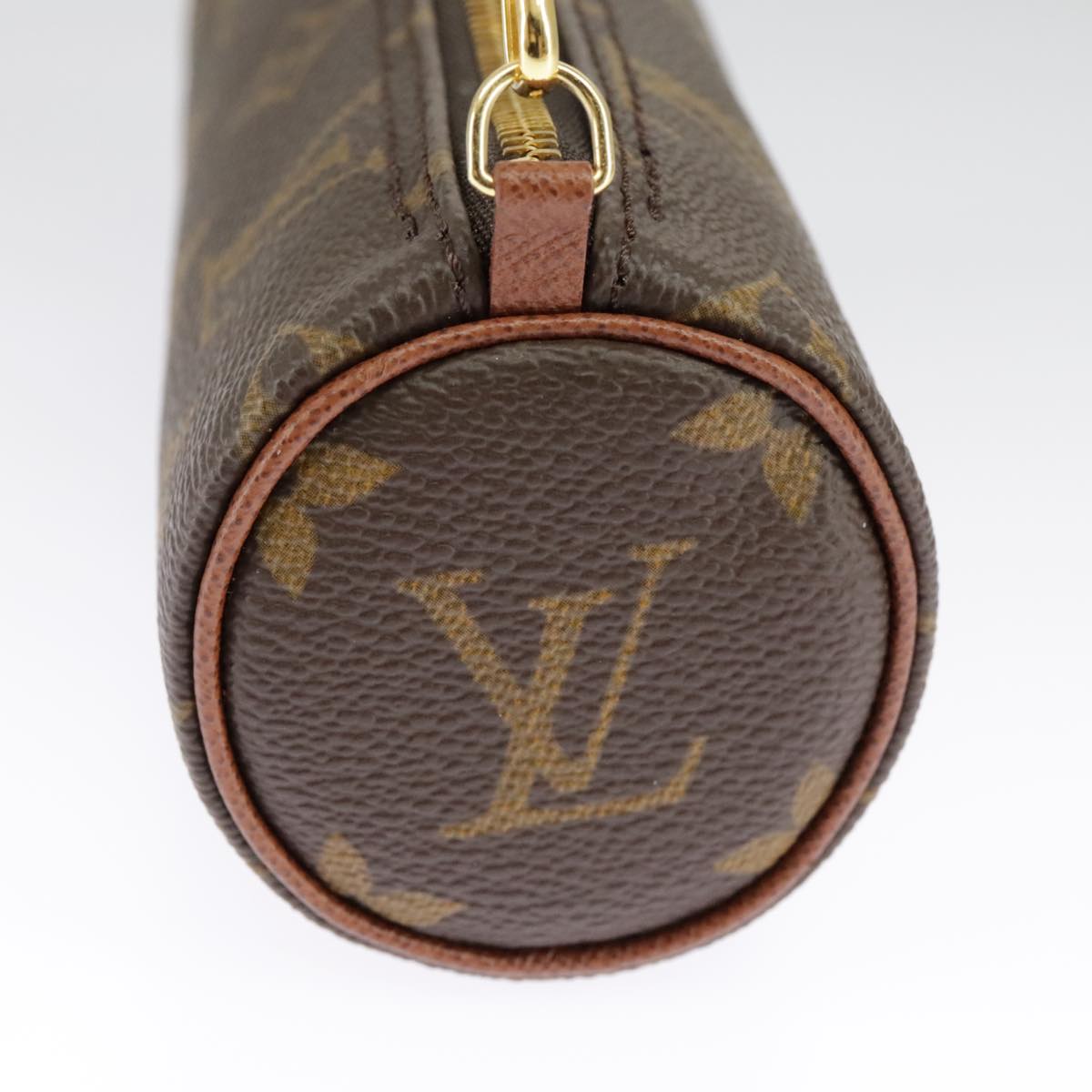 LOUIS VUITTON Monogram Papillon Pouch LV Auth 93687