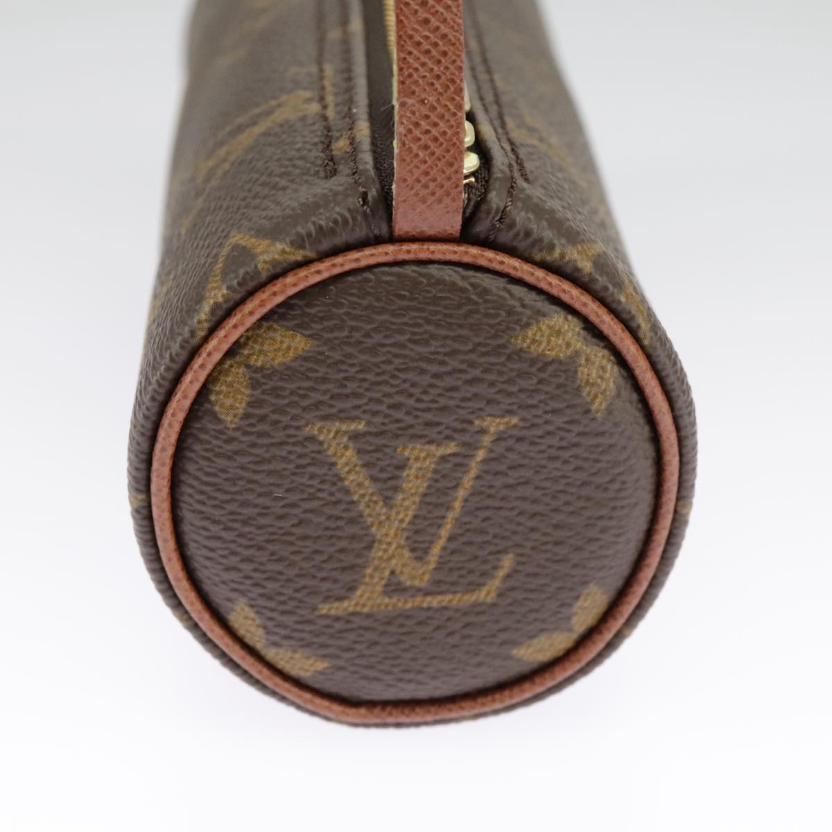 LOUIS VUITTON Monogram Papillon Pouch LV Auth 93687