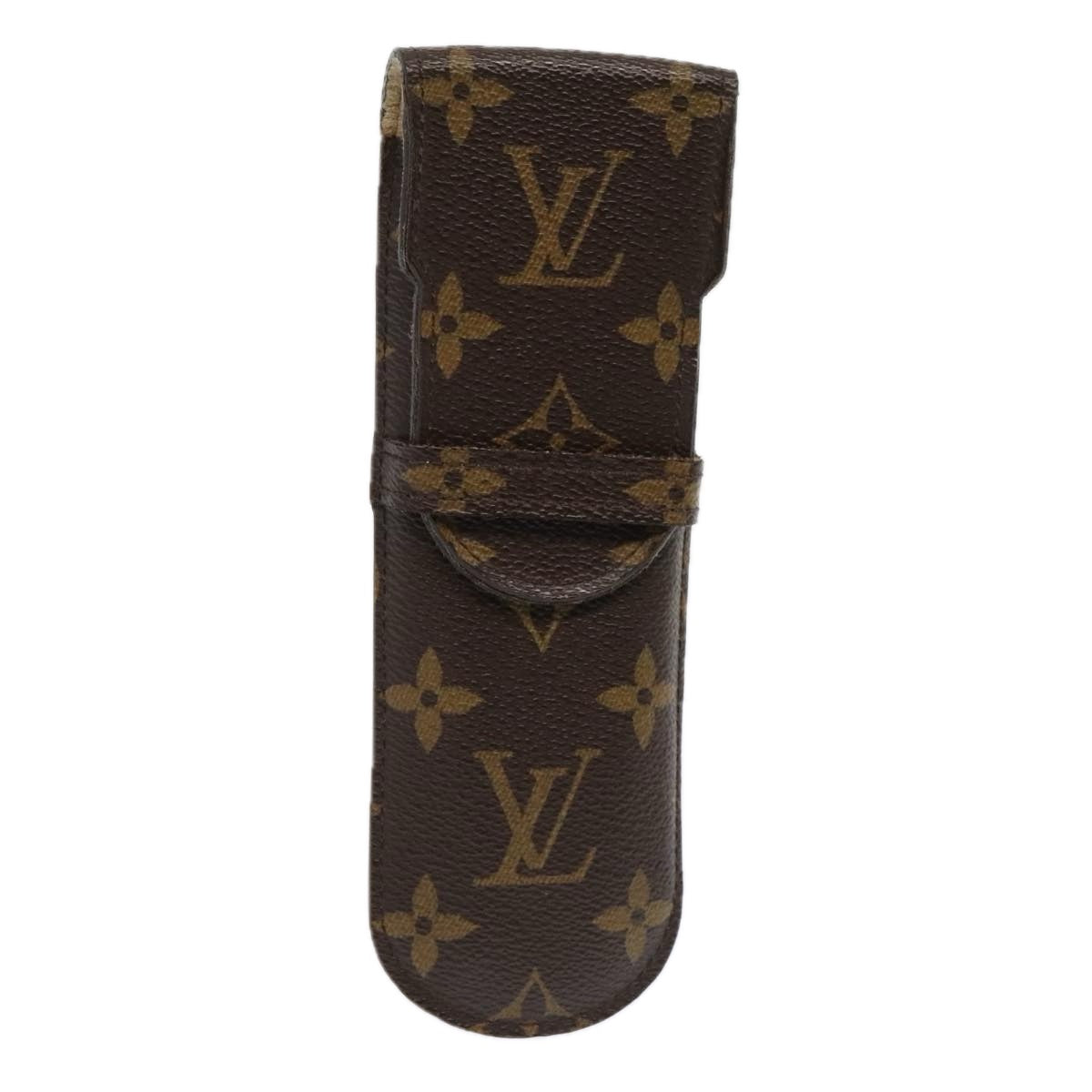 LOUIS VUITTON Monogram Etui Stilo Pen Case M62990 LV Auth 93695