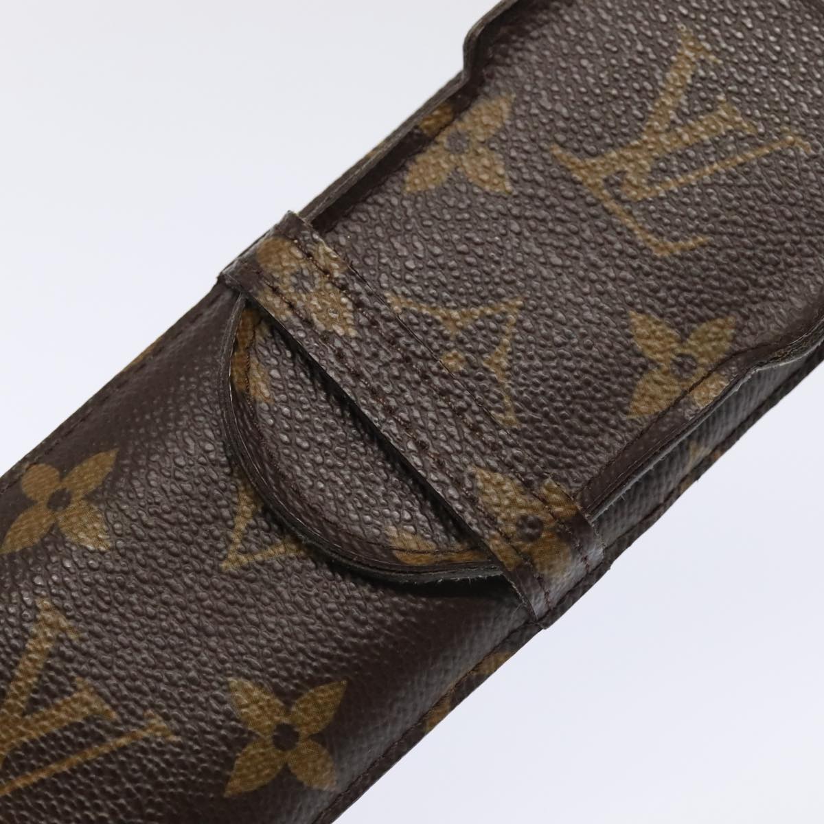 LOUIS VUITTON Monogram Etui Stilo Pen Case M62990 LV Auth 93695