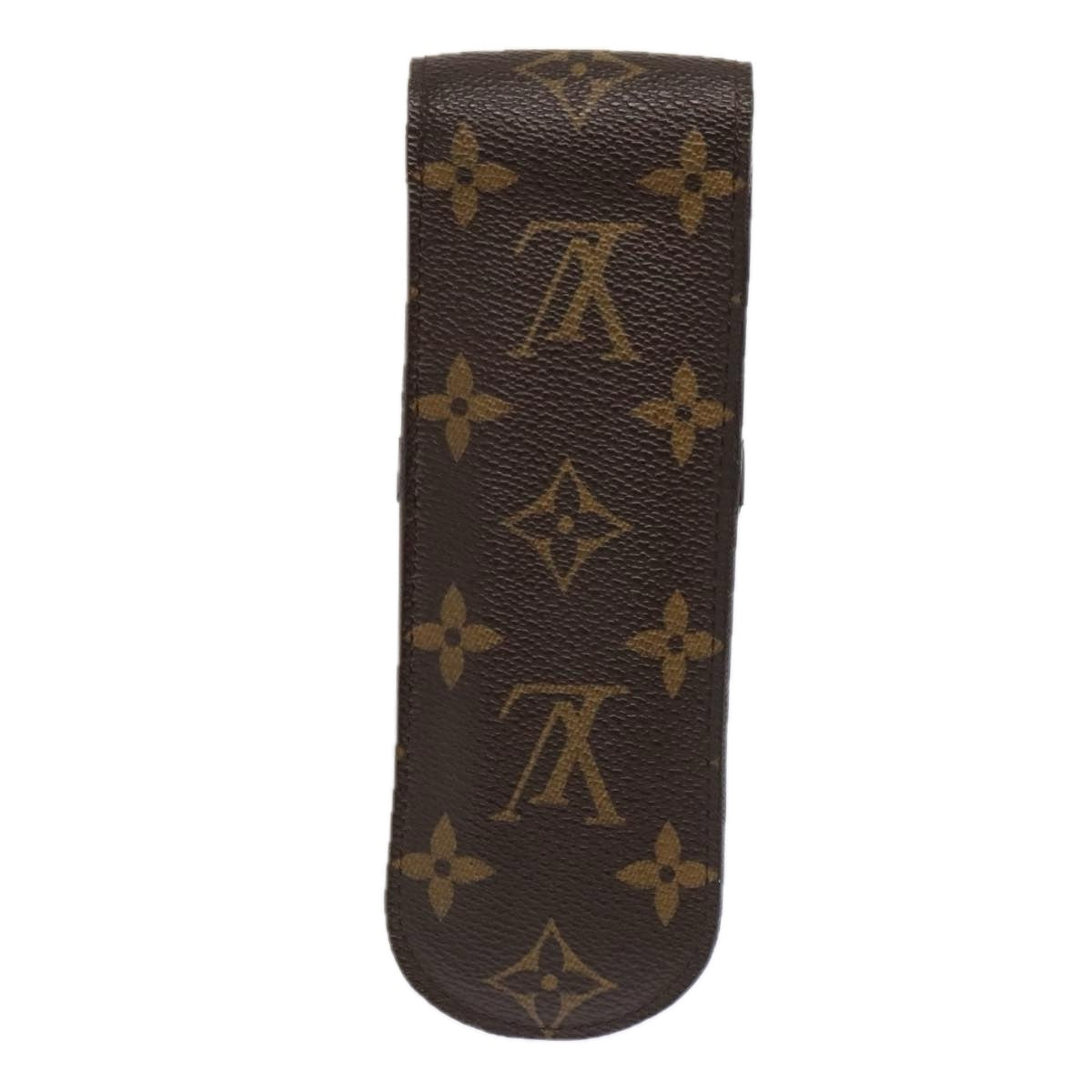 LOUIS VUITTON Monogram Etui Stilo Pen Case M62990 LV Auth 93695