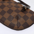 LOUIS VUITTON Damier Ebene Manosque GM Accessory Pouch N51120 LV Auth 93698SAV-17