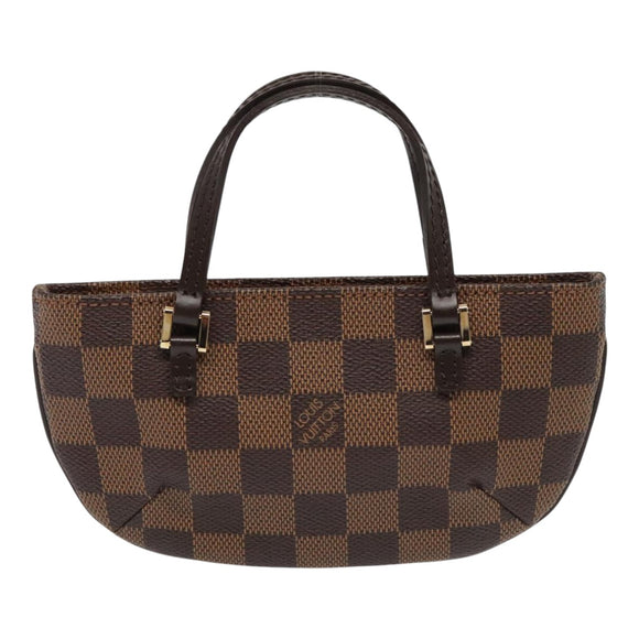 LOUIS VUITTON Damier Ebene Manosque GM Accessory Pouch N51120 LV Auth 93698SAV