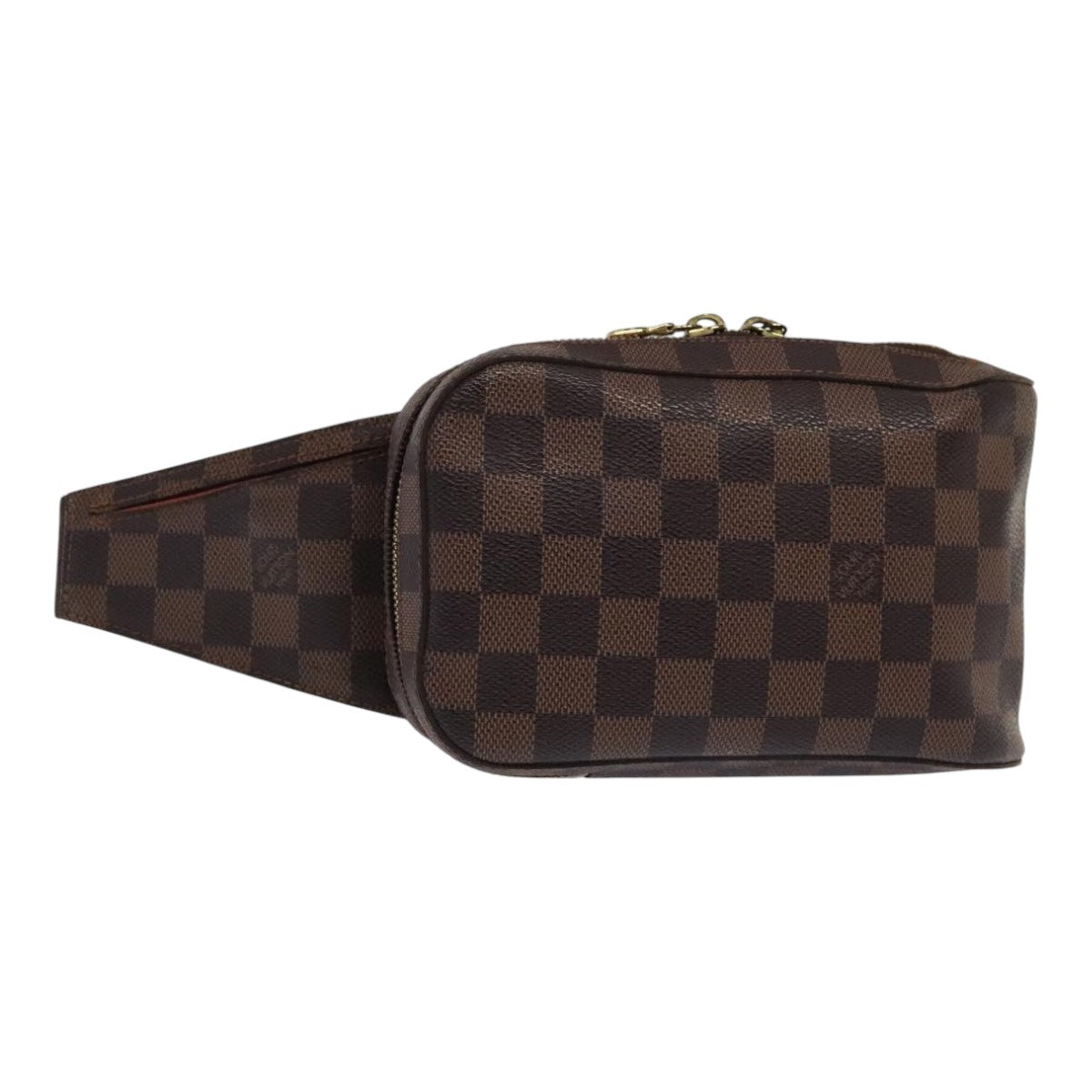 LOUIS VUITTON Damier Ebene Geronimos Shoulder Bag N51994 LV Auth 93709