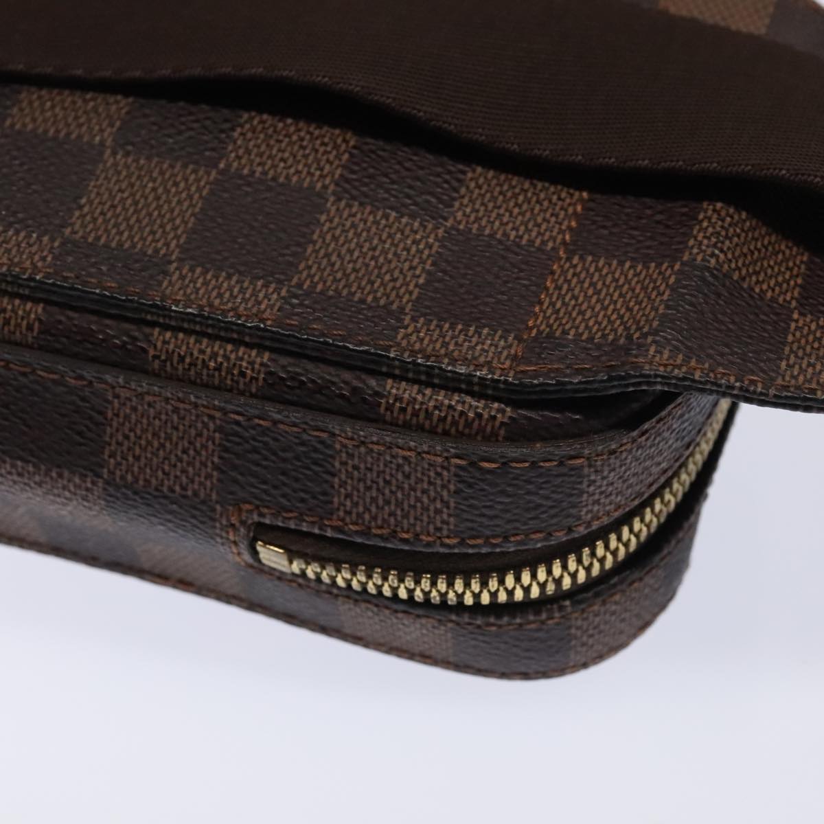 LOUIS VUITTON Damier Ebene Geronimos Shoulder Bag N51994 LV Auth 93709