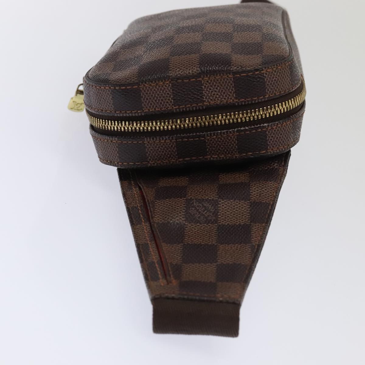 LOUIS VUITTON Damier Ebene Geronimos Shoulder Bag N51994 LV Auth 93709