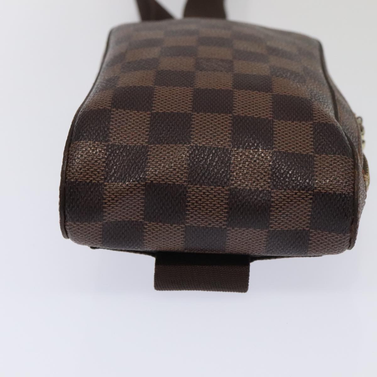 LOUIS VUITTON Damier Ebene Geronimos Shoulder Bag N51994 LV Auth 93709