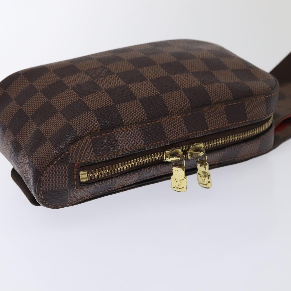 LOUIS VUITTON Damier Ebene Geronimos Shoulder Bag N51994 LV Auth 93709