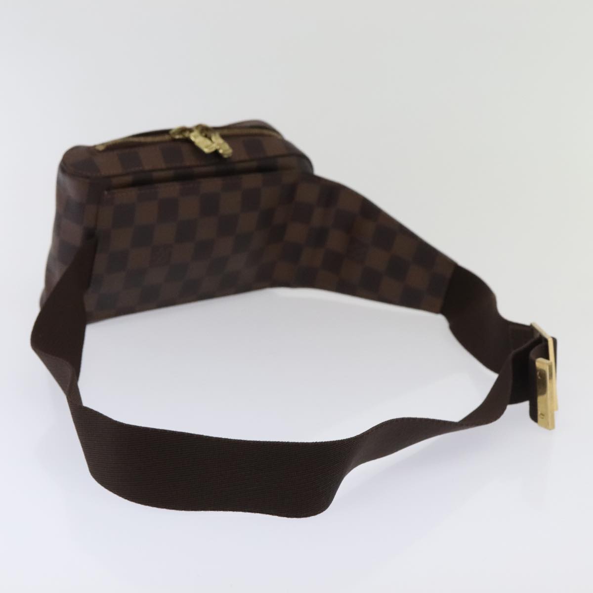 LOUIS VUITTON Damier Ebene Geronimos Shoulder Bag N51994 LV Auth 93709