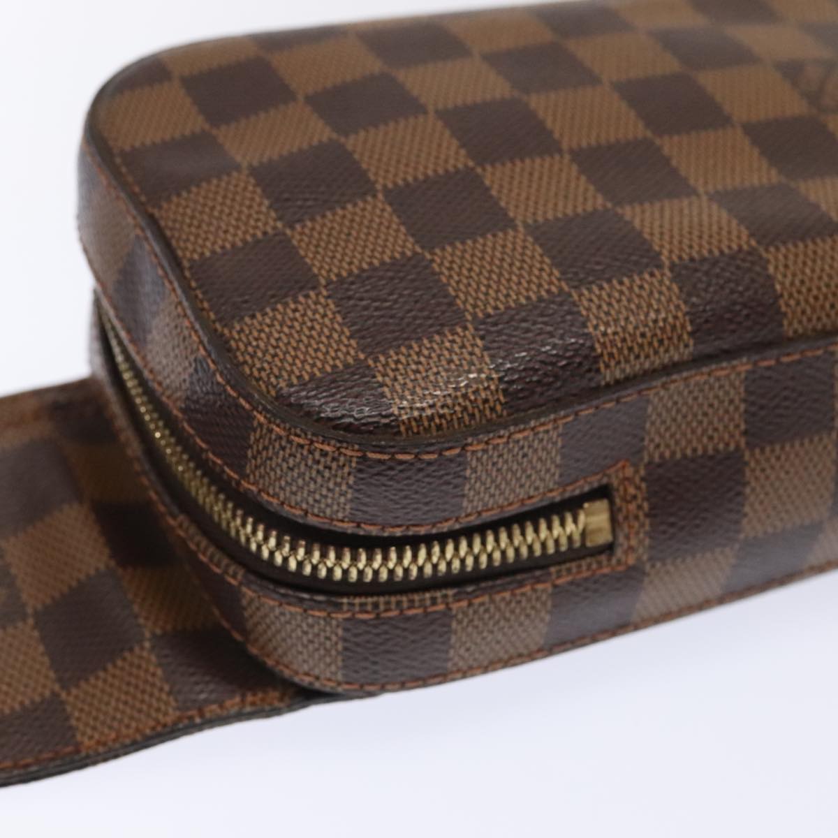 LOUIS VUITTON Damier Ebene Geronimos Shoulder Bag N51994 LV Auth 93710