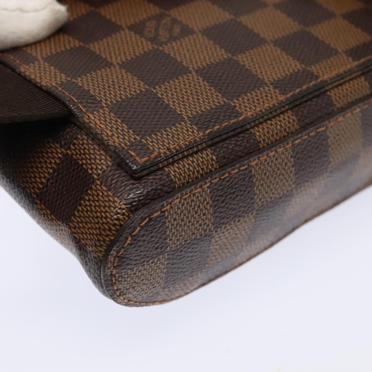 LOUIS VUITTON Damier Ebene Geronimos Shoulder Bag N51994 LV Auth 93710