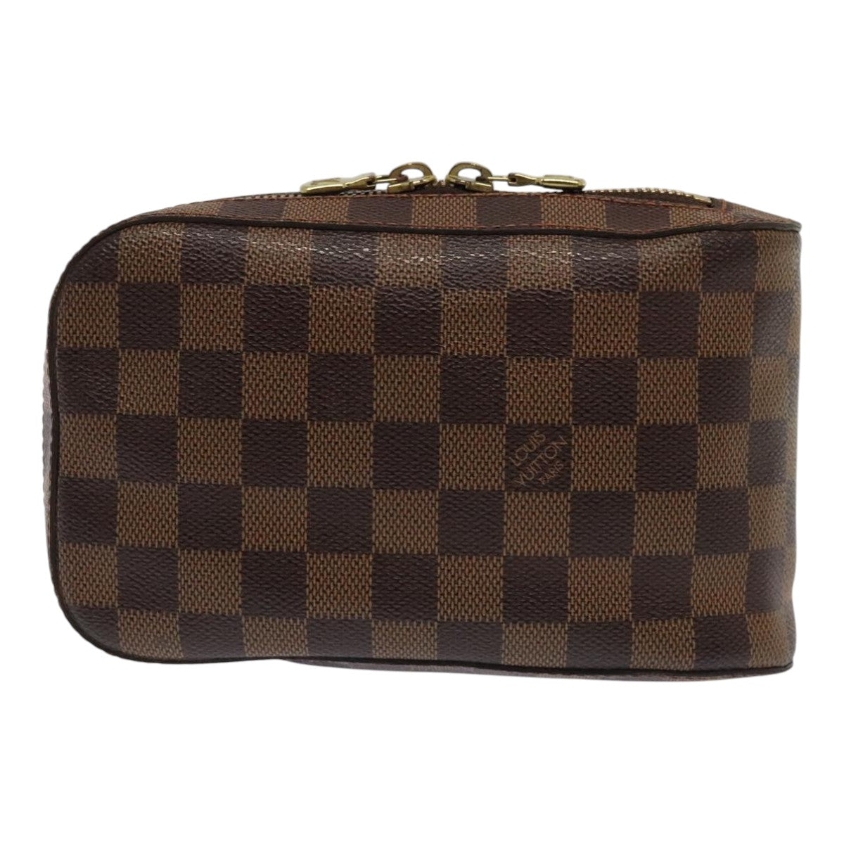 LOUIS VUITTON Damier Ebene Geronimos Shoulder Bag N51994 LV Auth 93710