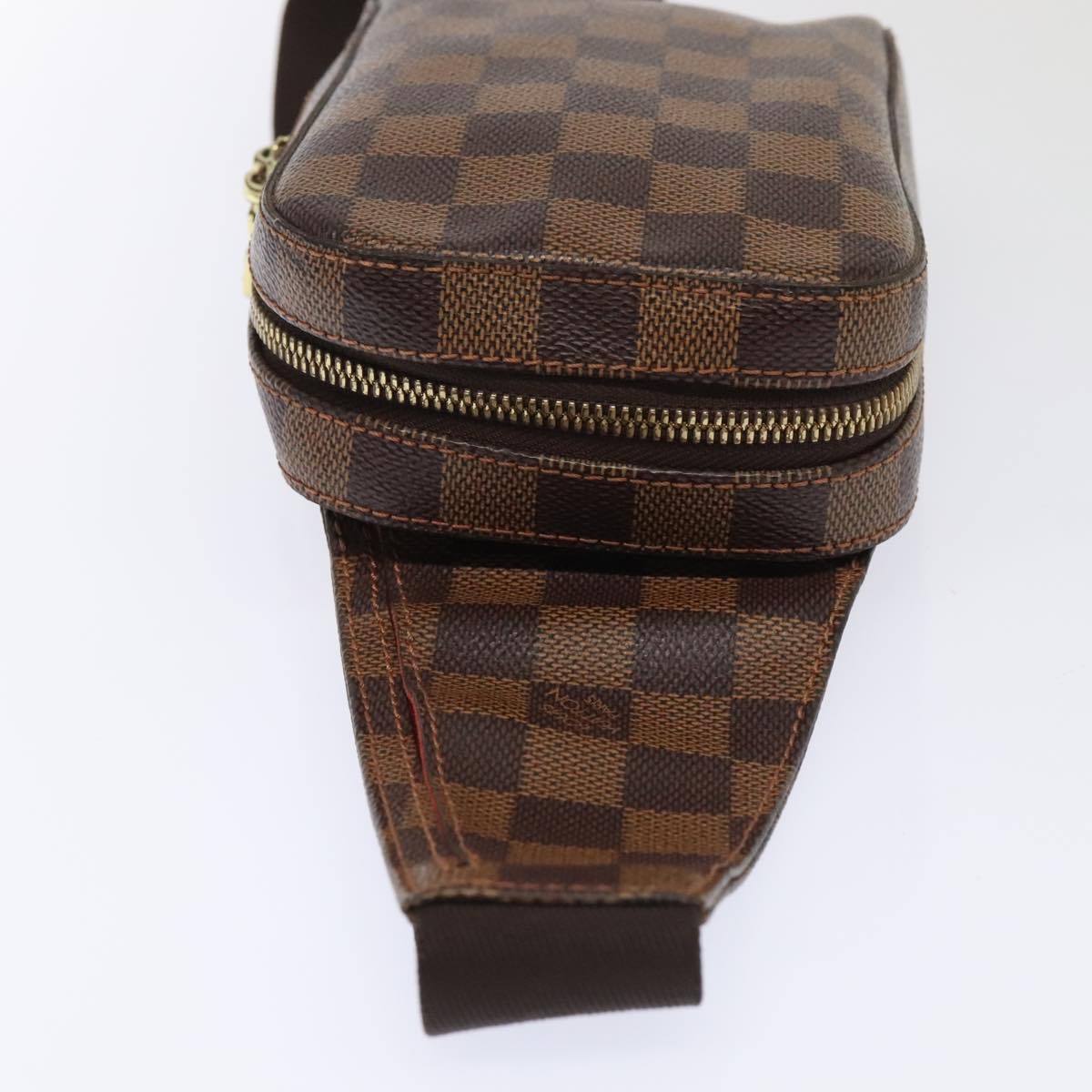 LOUIS VUITTON Damier Ebene Geronimos Shoulder Bag N51994 LV Auth 93710