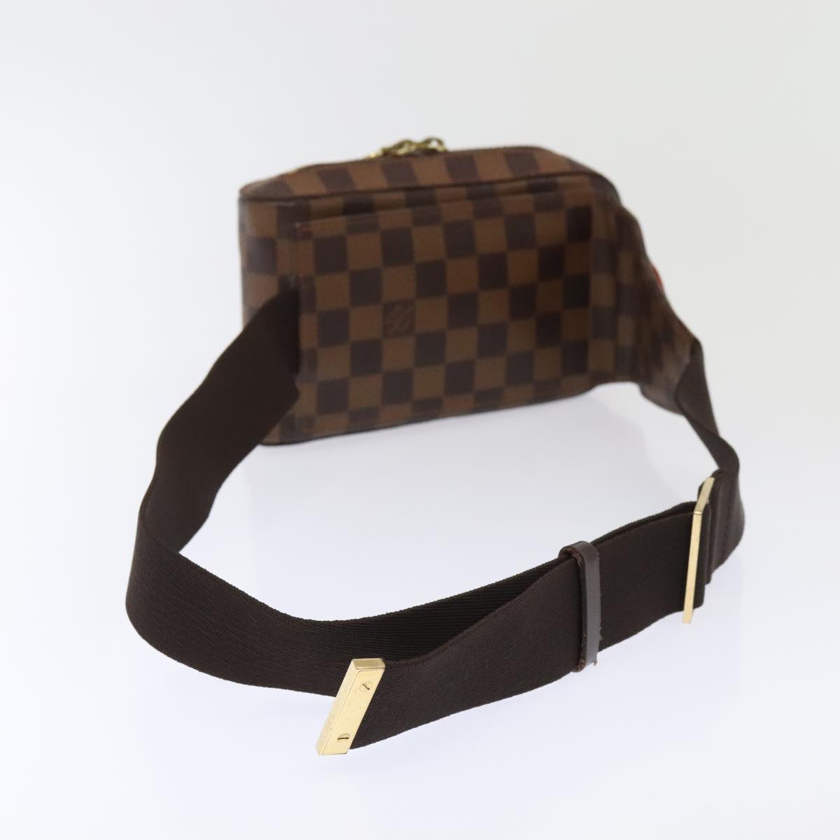 LOUIS VUITTON Damier Ebene Geronimos Shoulder Bag N51994 LV Auth 93710