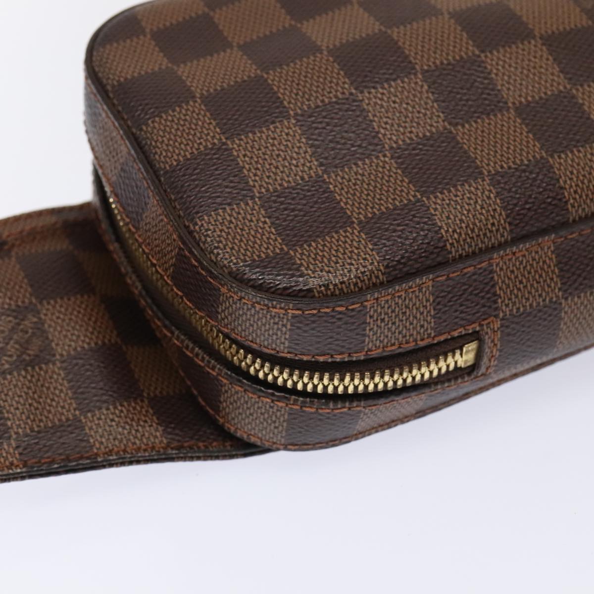 LOUIS VUITTON Damier Ebene Geronimos Shoulder Bag N51994 LV Auth 93711