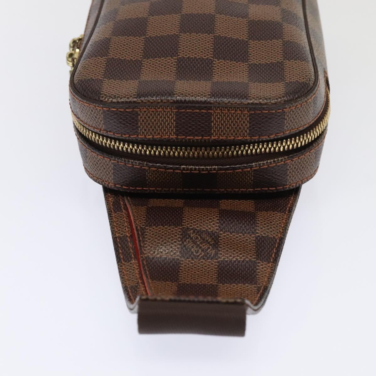 LOUIS VUITTON Damier Ebene Geronimos Shoulder Bag N51994 LV Auth 93711