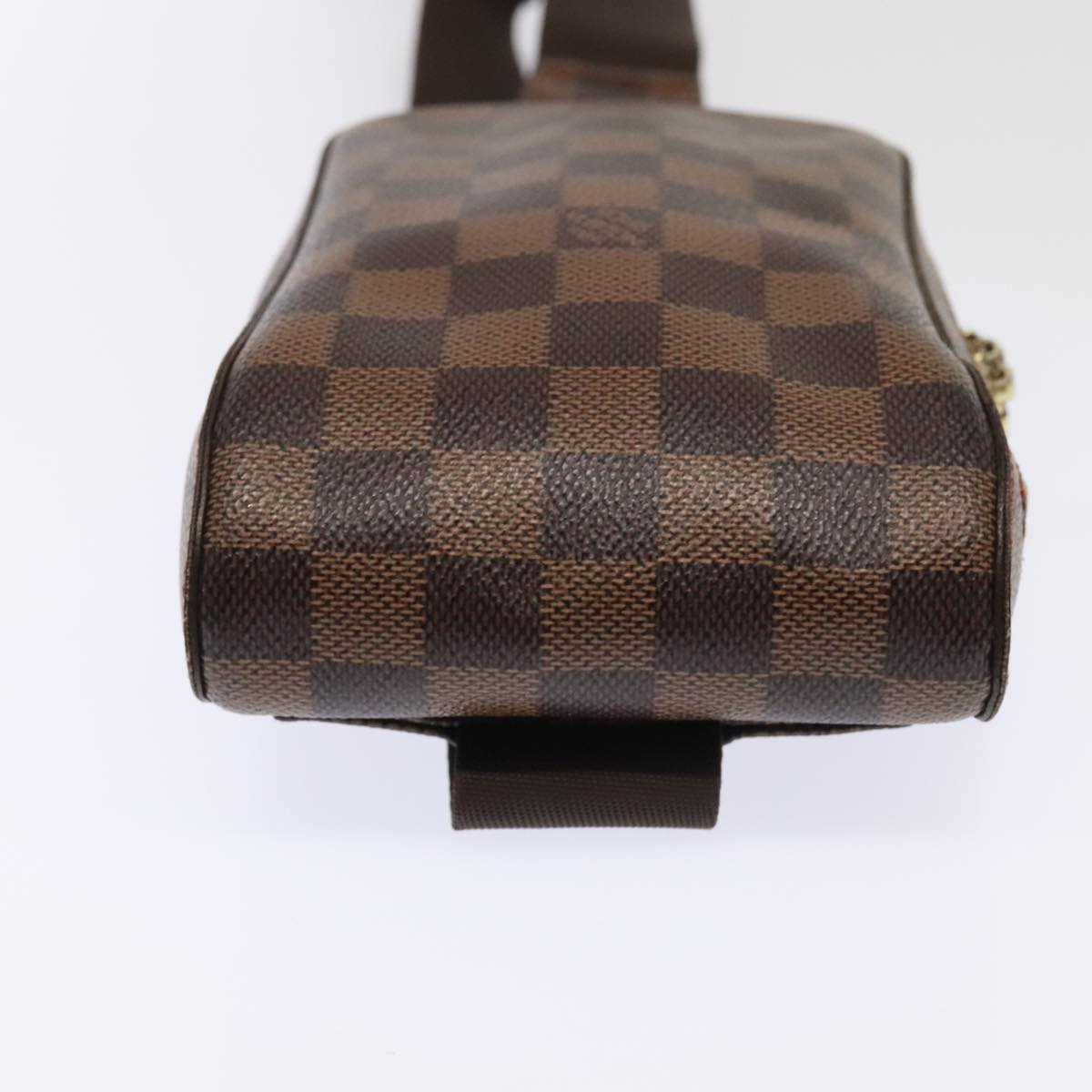 LOUIS VUITTON Damier Ebene Geronimos Shoulder Bag N51994 LV Auth 93711