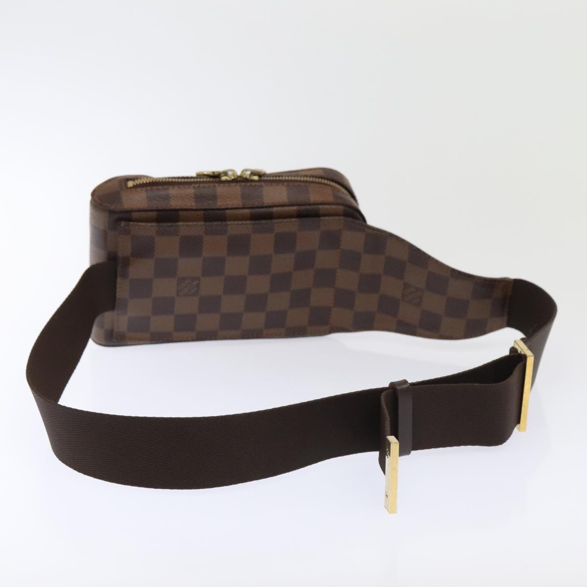 LOUIS VUITTON Damier Ebene Geronimos Shoulder Bag N51994 LV Auth 93711