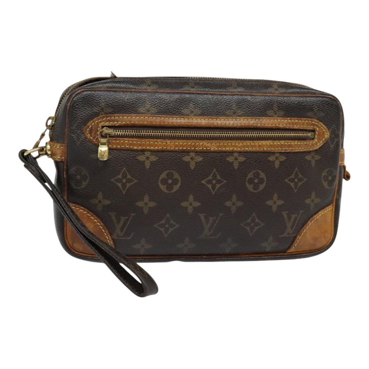 LOUIS VUITTON Monogram Marly Dragonne GM Clutch Bag M51825 LV Auth 93719