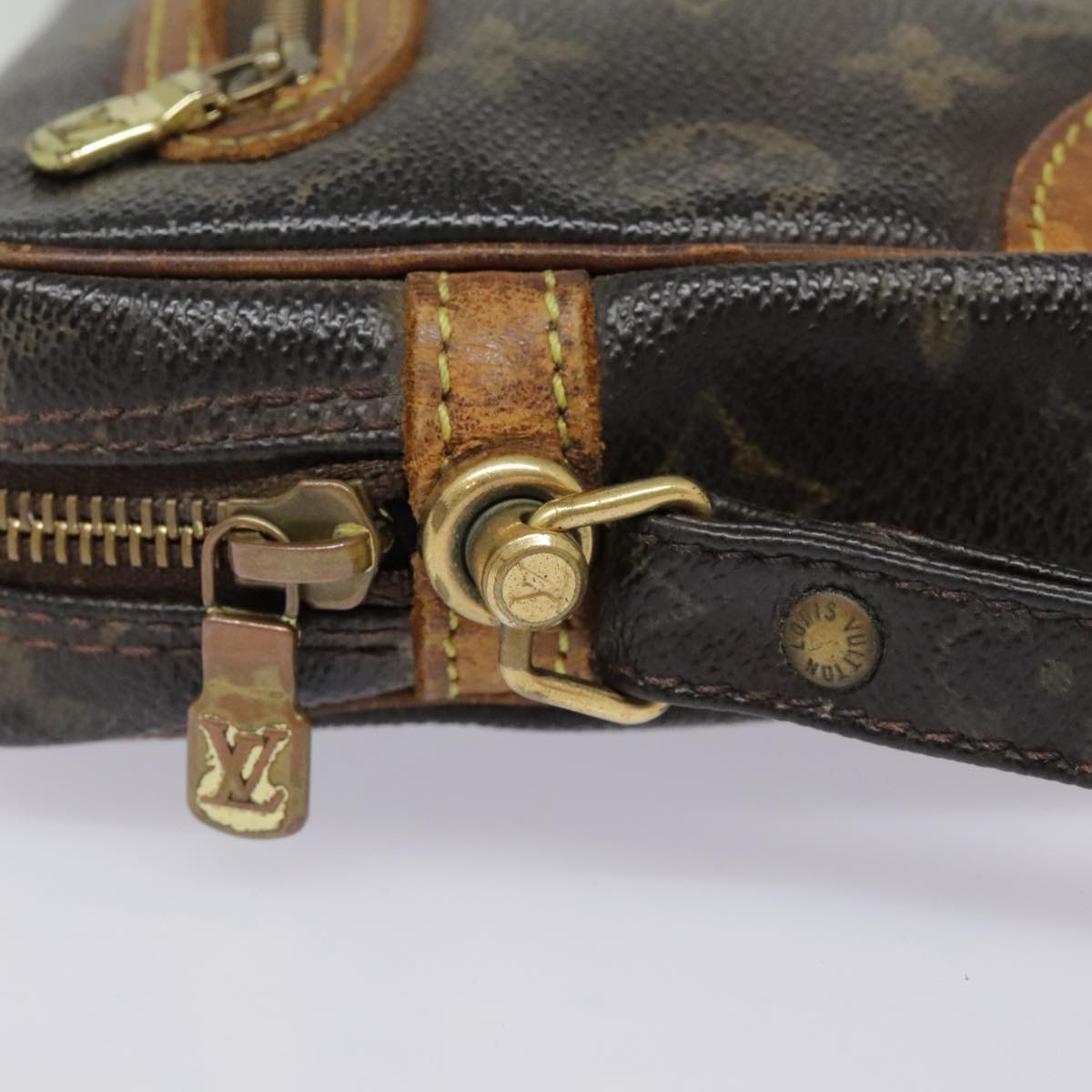 LOUIS VUITTON Monogram Marly Dragonne GM Clutch Bag M51825 LV Auth 93719