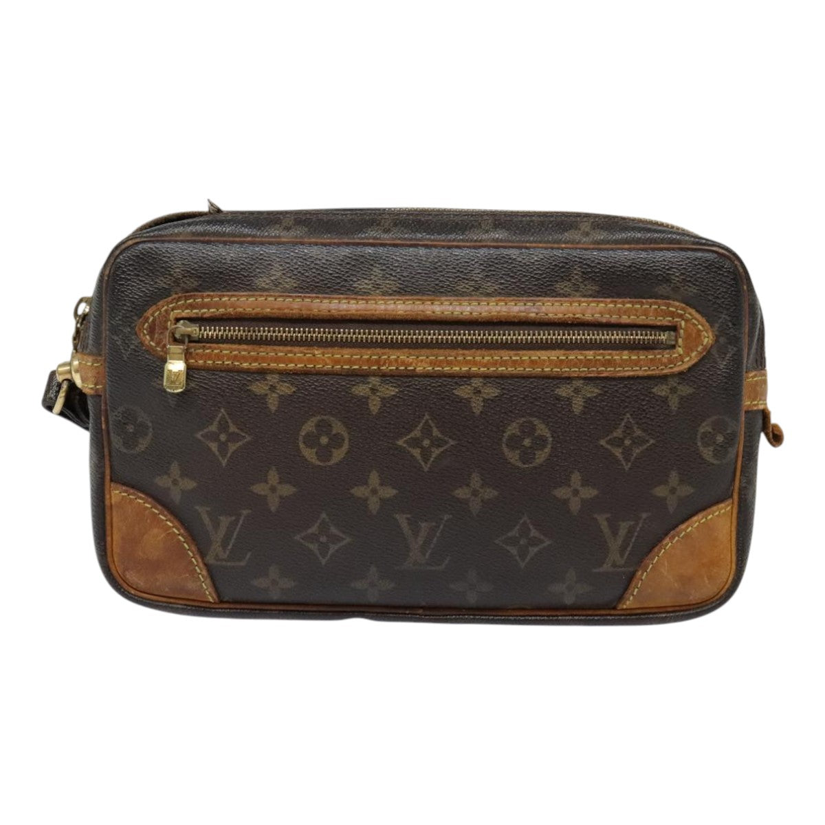 LOUIS VUITTON Monogram Marly Dragonne GM Clutch Bag M51825 LV Auth 93719