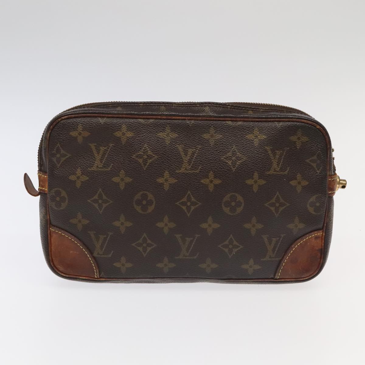 LOUIS VUITTON Monogram Clutch Bag 3Set LV Auth 93721