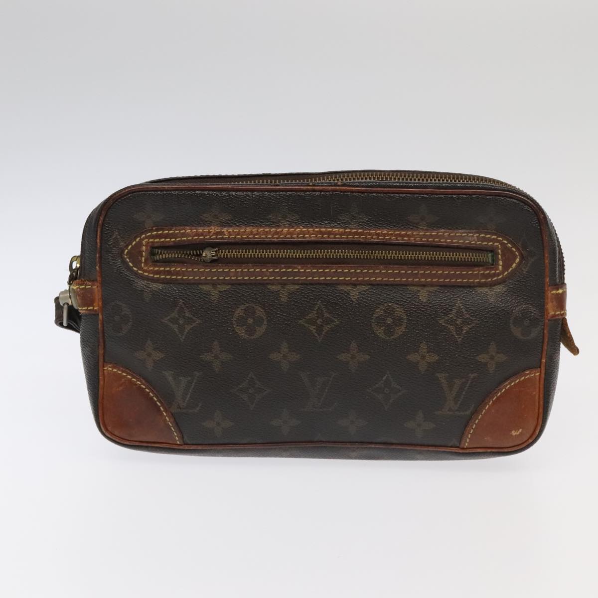 LOUIS VUITTON Monogram Clutch Bag 3Set LV Auth 93721 - 0