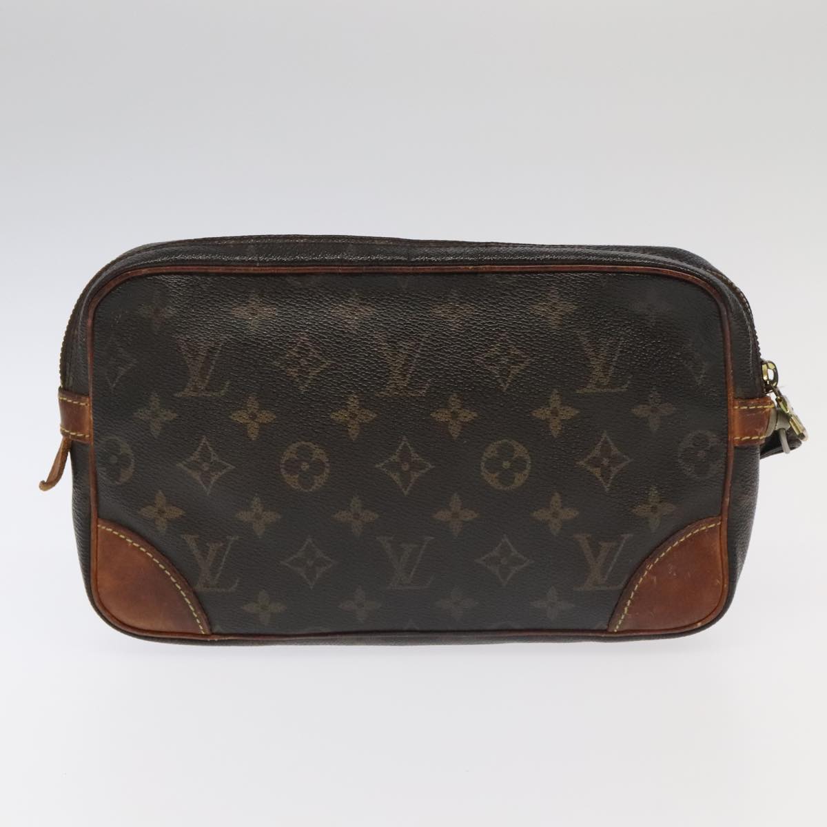 LOUIS VUITTON Monogram Clutch Bag 3Set LV Auth 93721