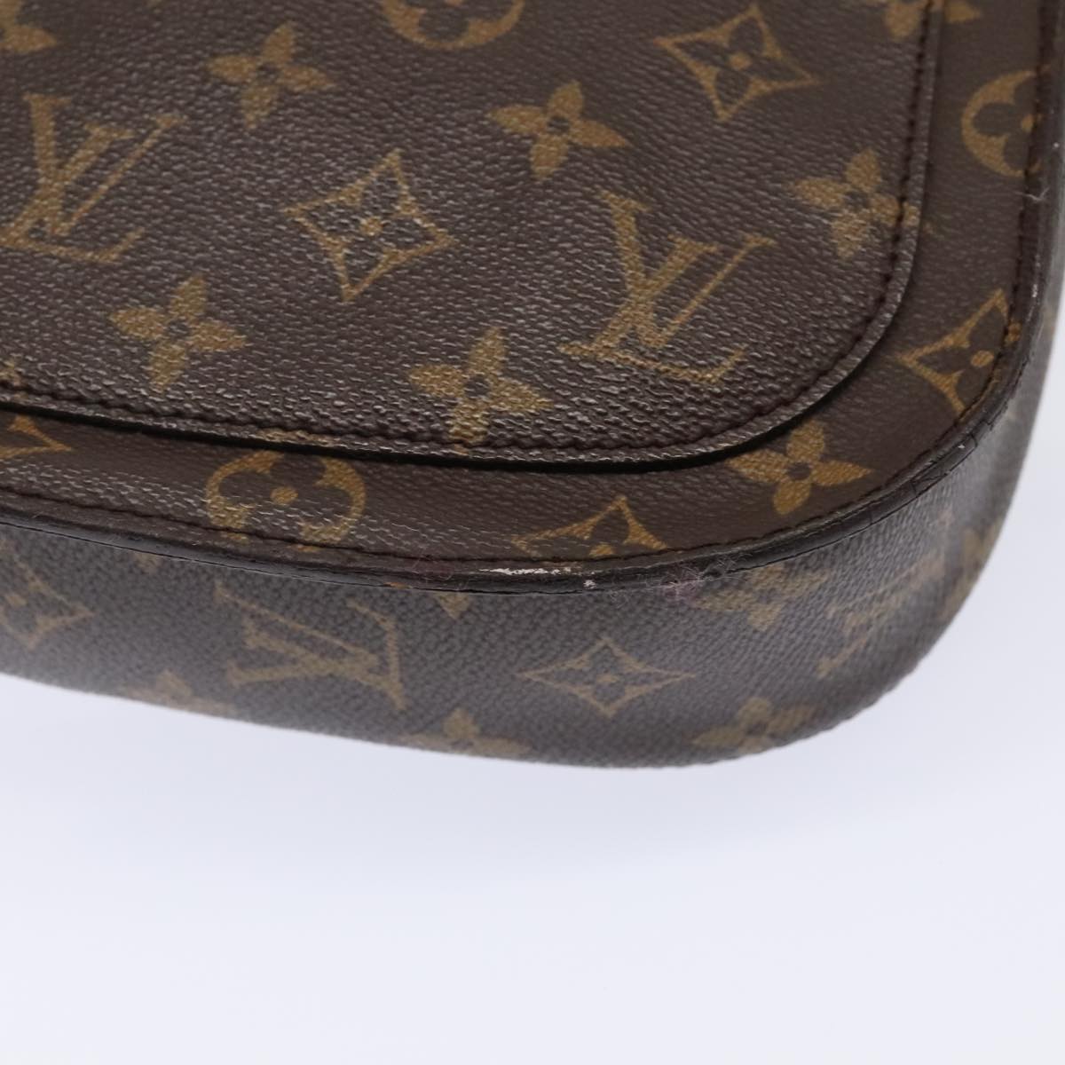 LOUIS VUITTON Monogram Saint Cloud GM Shoulder Bag M51242 LV Auth 93726