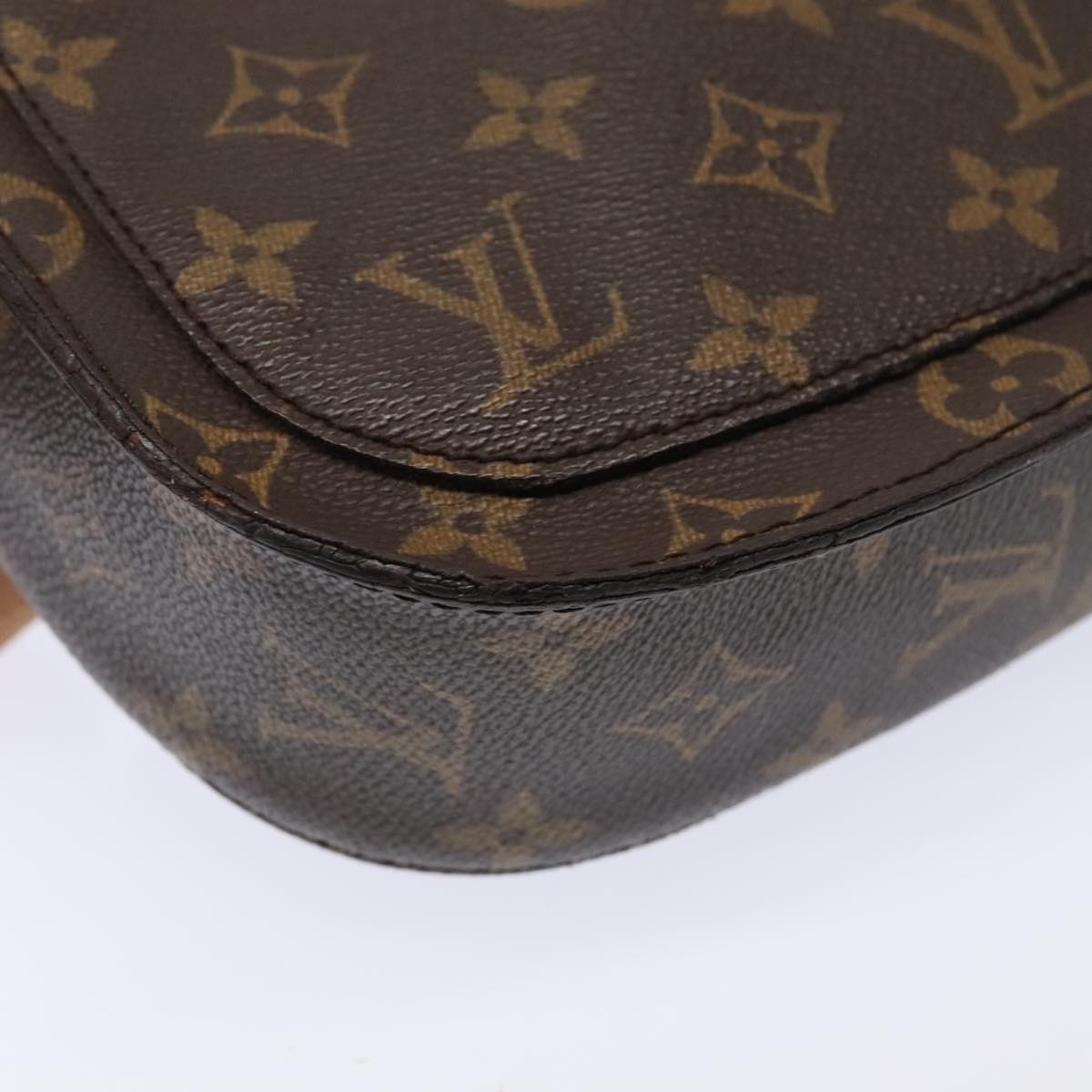 LOUIS VUITTON Monogram Saint Cloud GM Shoulder Bag M51242 LV Auth 93726