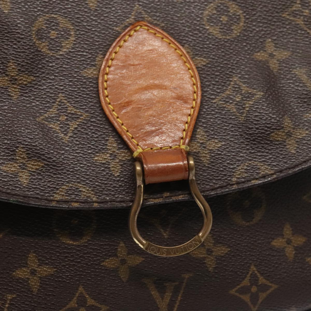 LOUIS VUITTON Monogram Saint Cloud GM Shoulder Bag M51242 LV Auth 93726