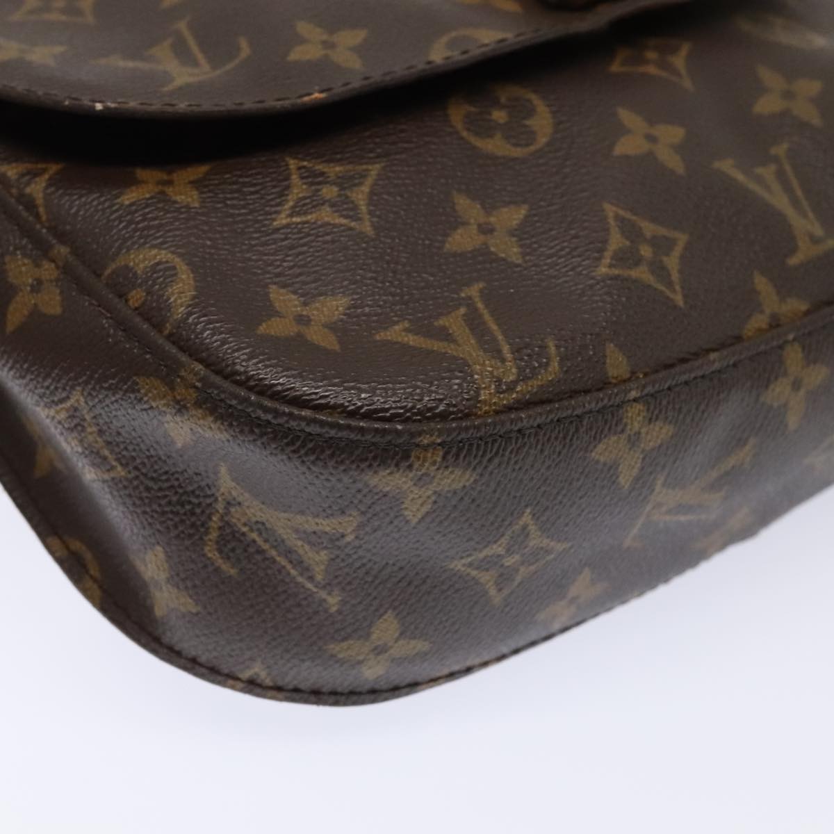 LOUIS VUITTON Monogram Saint Cloud GM Shoulder Bag M51242 LV Auth 93727