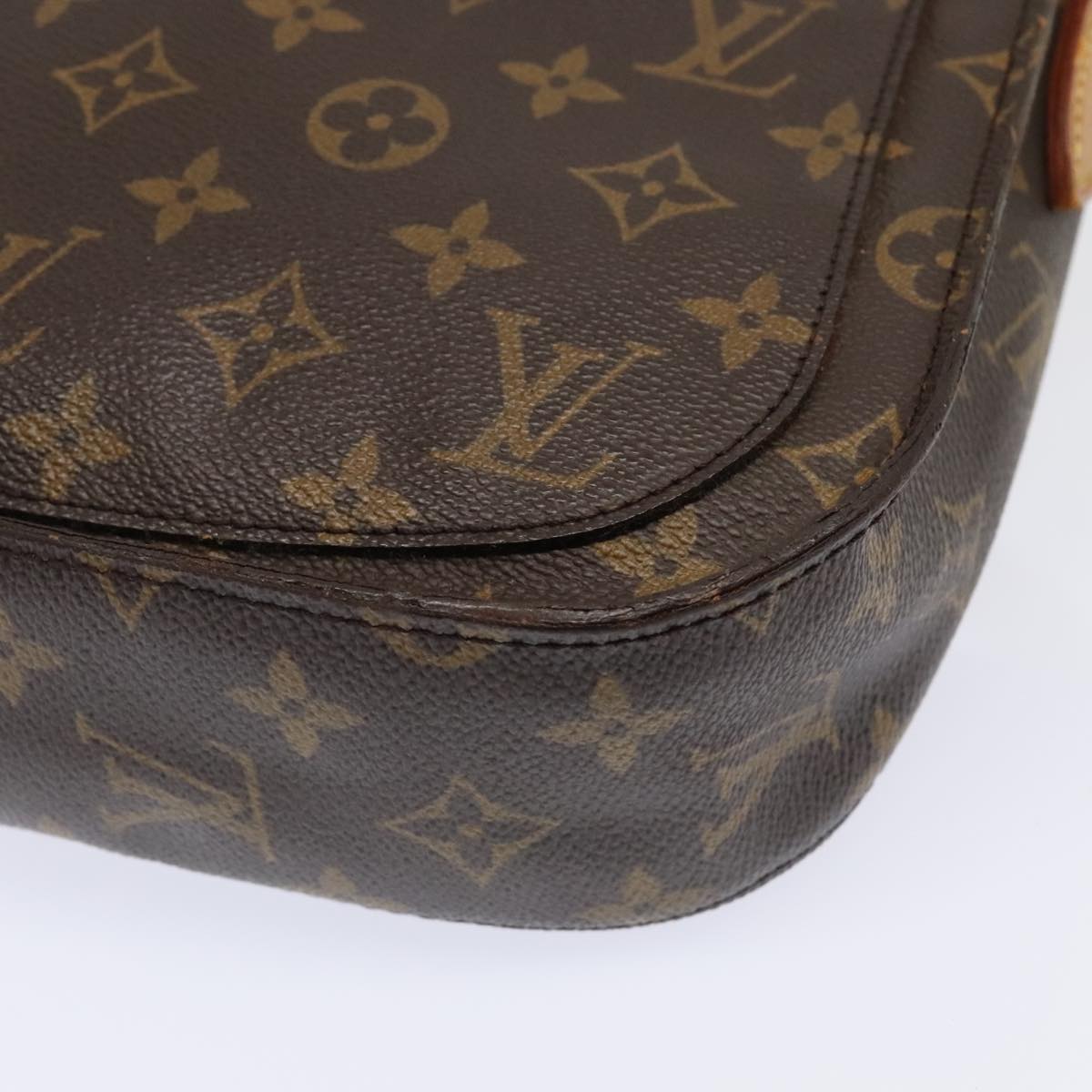 LOUIS VUITTON Monogram Saint Cloud GM Shoulder Bag M51242 LV Auth 93727