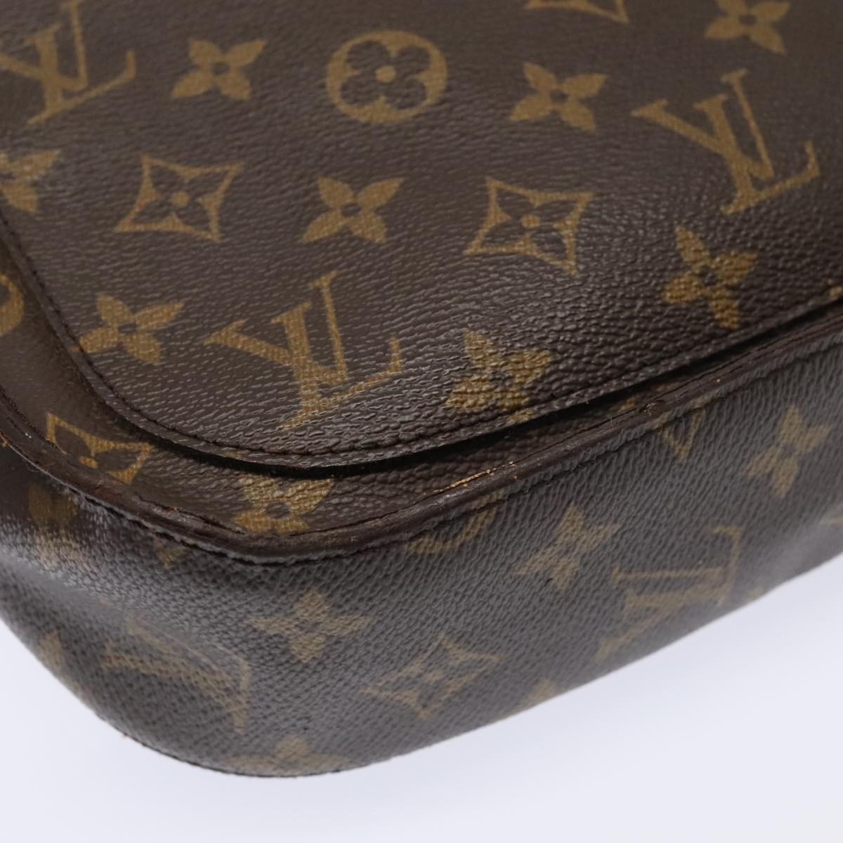 LOUIS VUITTON Monogram Saint Cloud GM Shoulder Bag M51242 LV Auth 93727