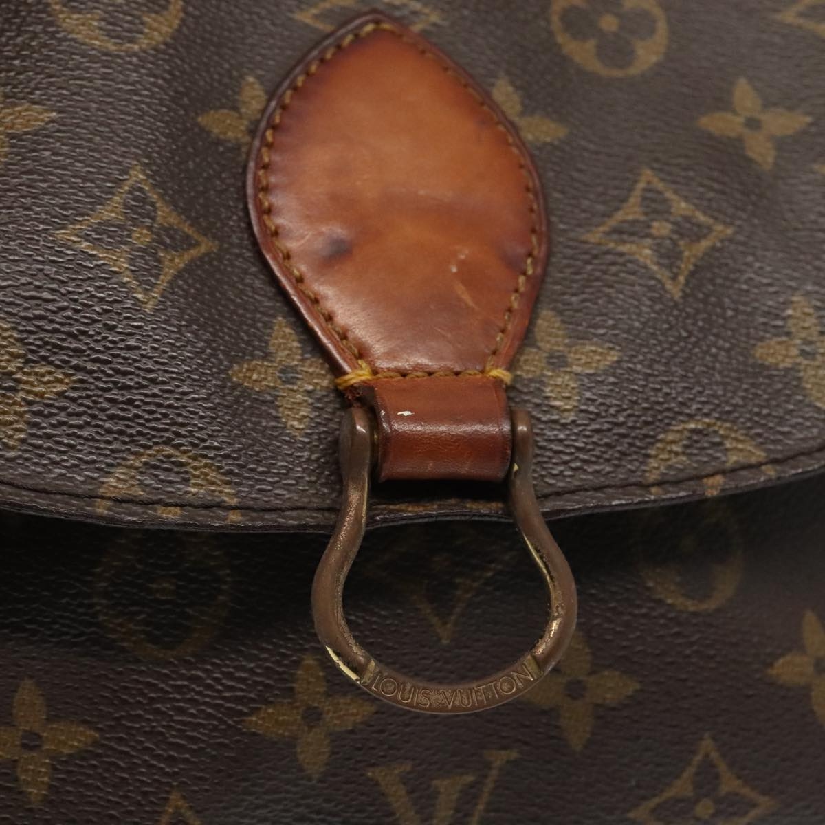 LOUIS VUITTON Monogram Saint Cloud GM Shoulder Bag M51242 LV Auth 93727