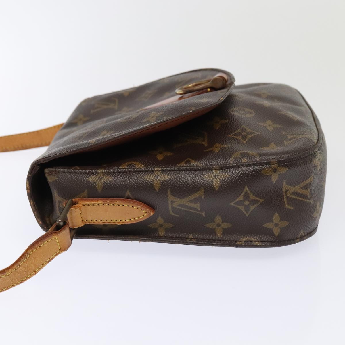 LOUIS VUITTON Monogram Saint Cloud GM Shoulder Bag M51242 LV Auth 93727