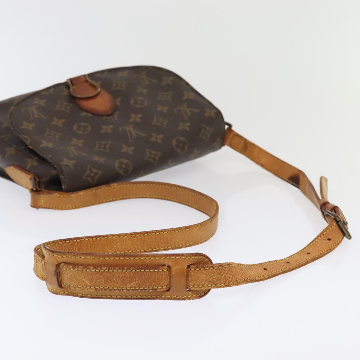 LOUIS VUITTON Monogram Saint Cloud GM Shoulder Bag M51242 LV Auth 93727