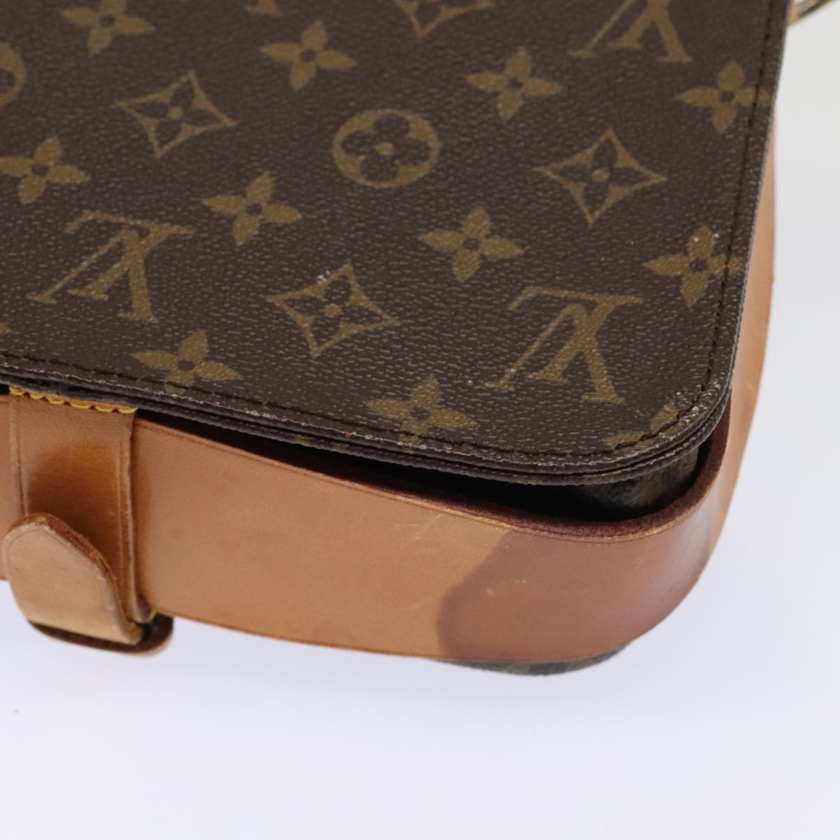 LOUIS VUITTON Monogram Cartouchiere MM Shoulder Bag M51253 LV Auth 93729