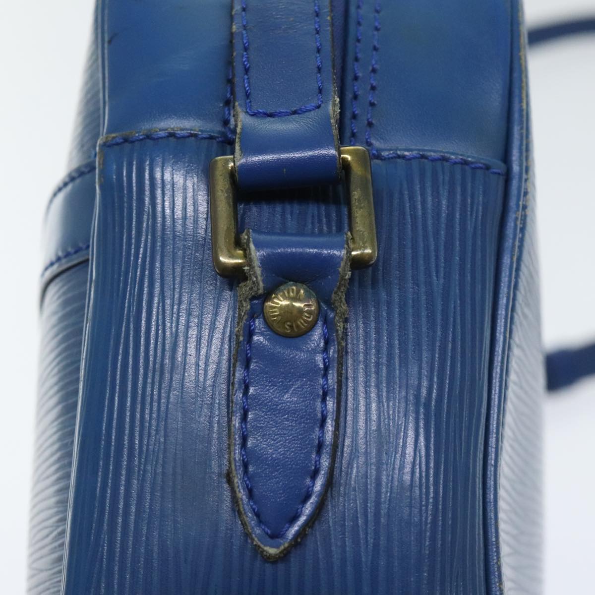 LOUIS VUITTON Epi Trocadero 27 Shoulder Bag Blue M52315 LV Auth 93731