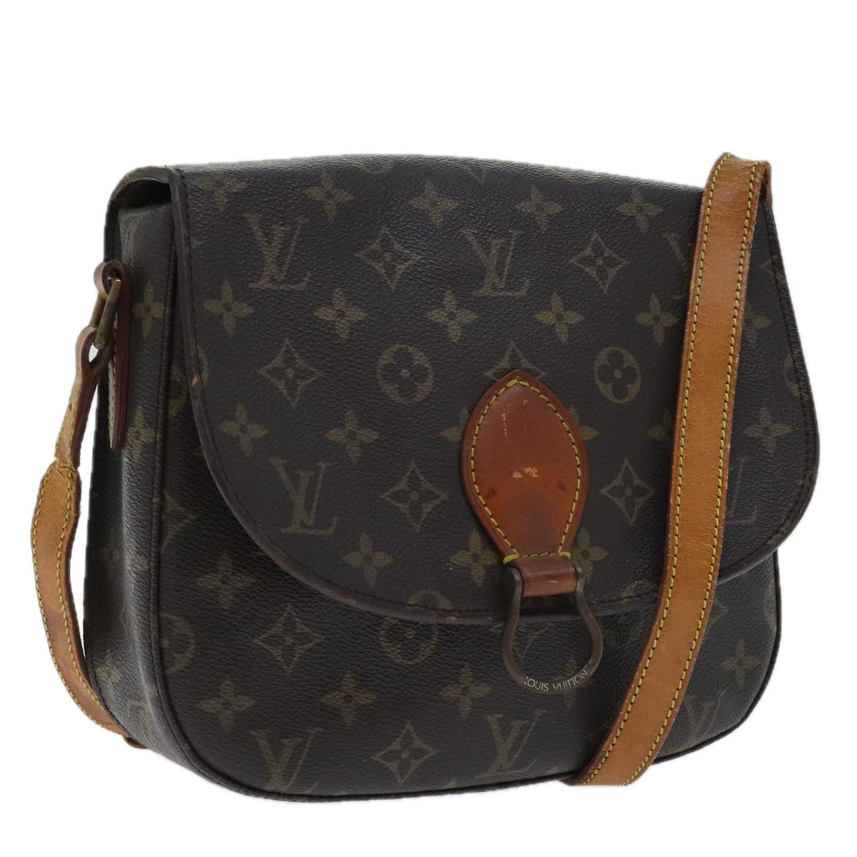 LOUIS VUITTON Monogram Saint Cloud GM Shoulder Bag M51242 LV Auth 93734