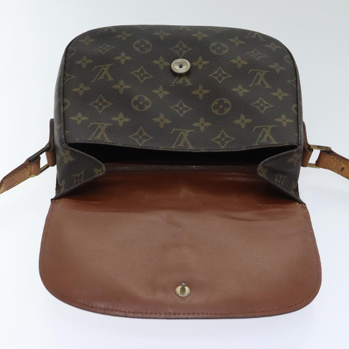 LOUIS VUITTON Monogram Saint Cloud GM Shoulder Bag M51242 LV Auth 93734