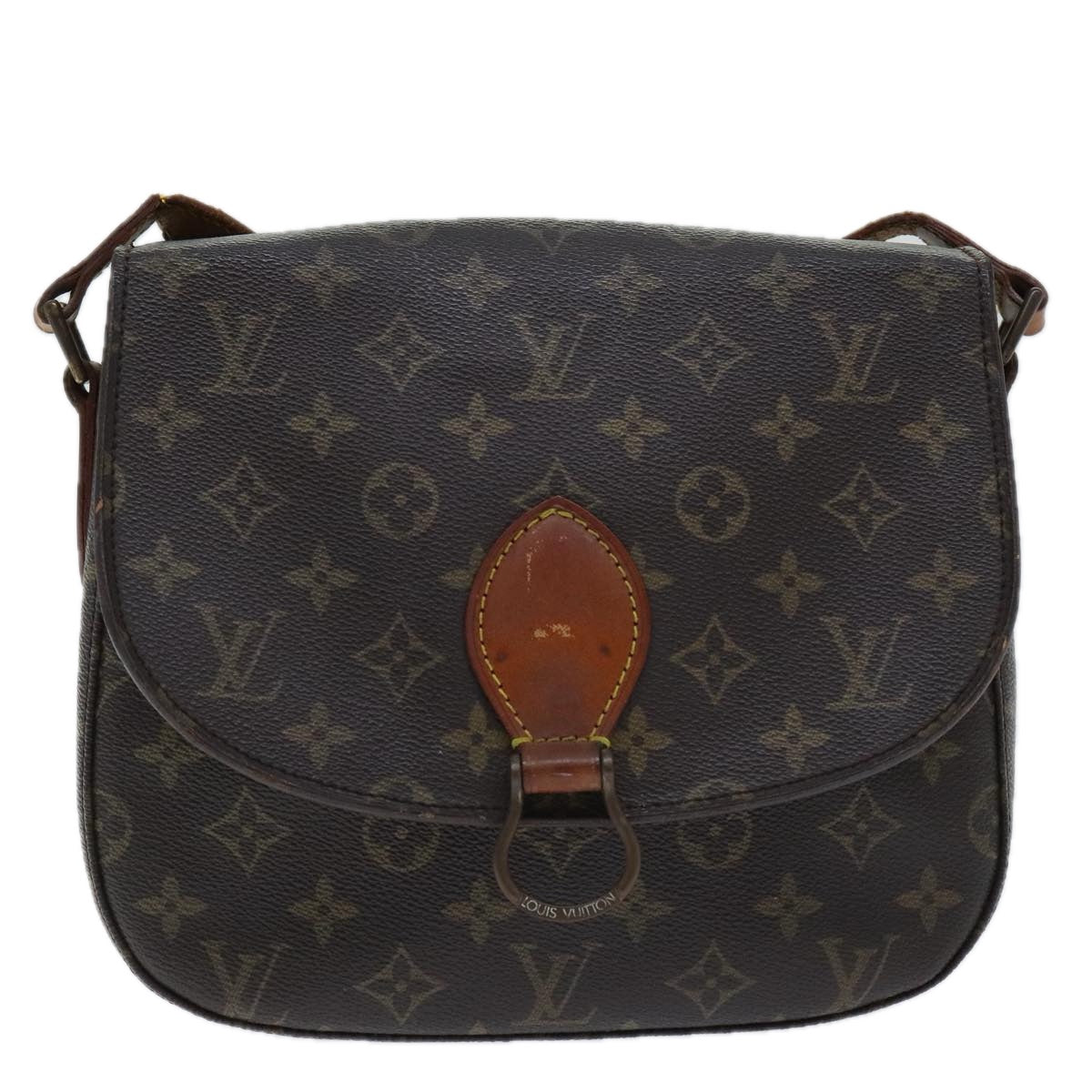 LOUIS VUITTON Monogram Saint Cloud GM Shoulder Bag M51242 LV Auth 93734