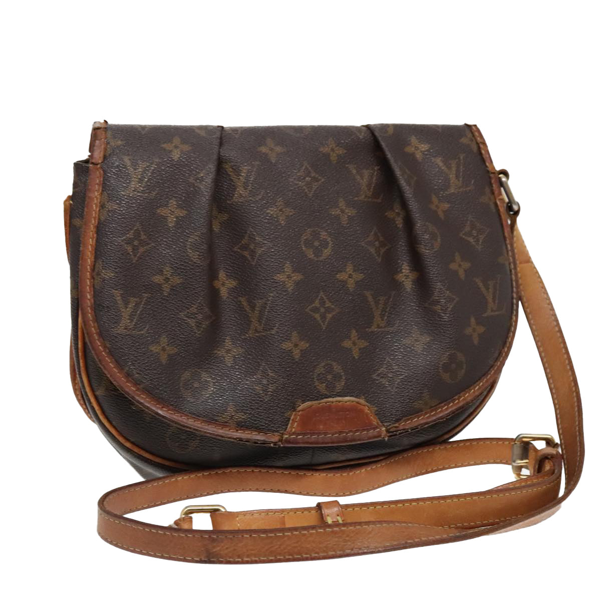 LOUIS VUITTON Monogram Menilmontant PM Shoulder Bag M40474 LV Auth 93738