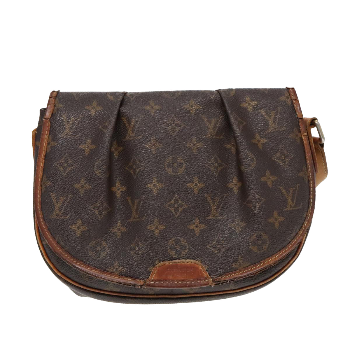 LOUIS VUITTON Monogram Menilmontant PM Shoulder Bag M40474 LV Auth 93738