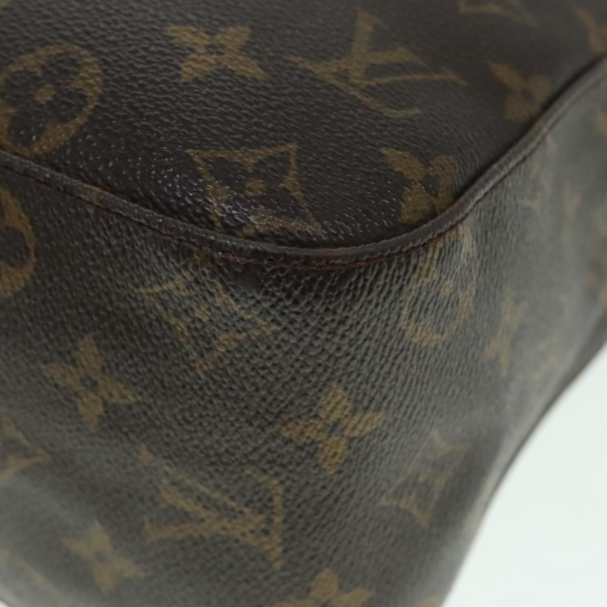 LOUIS VUITTON Monogram Looping GM Shoulder Bag M51145 LV Auth 93742